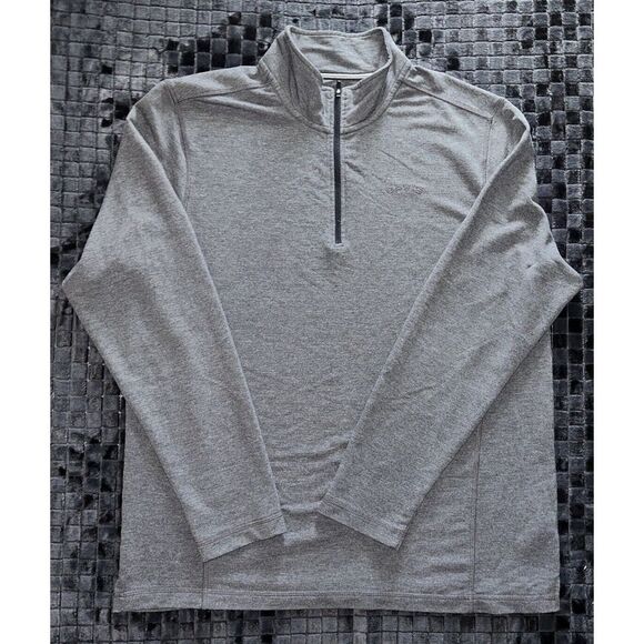 Orvis Sweater‎ Men's Large Classic Collection 1/4 Zip Gray Outdoor - Picture 1 of 7
